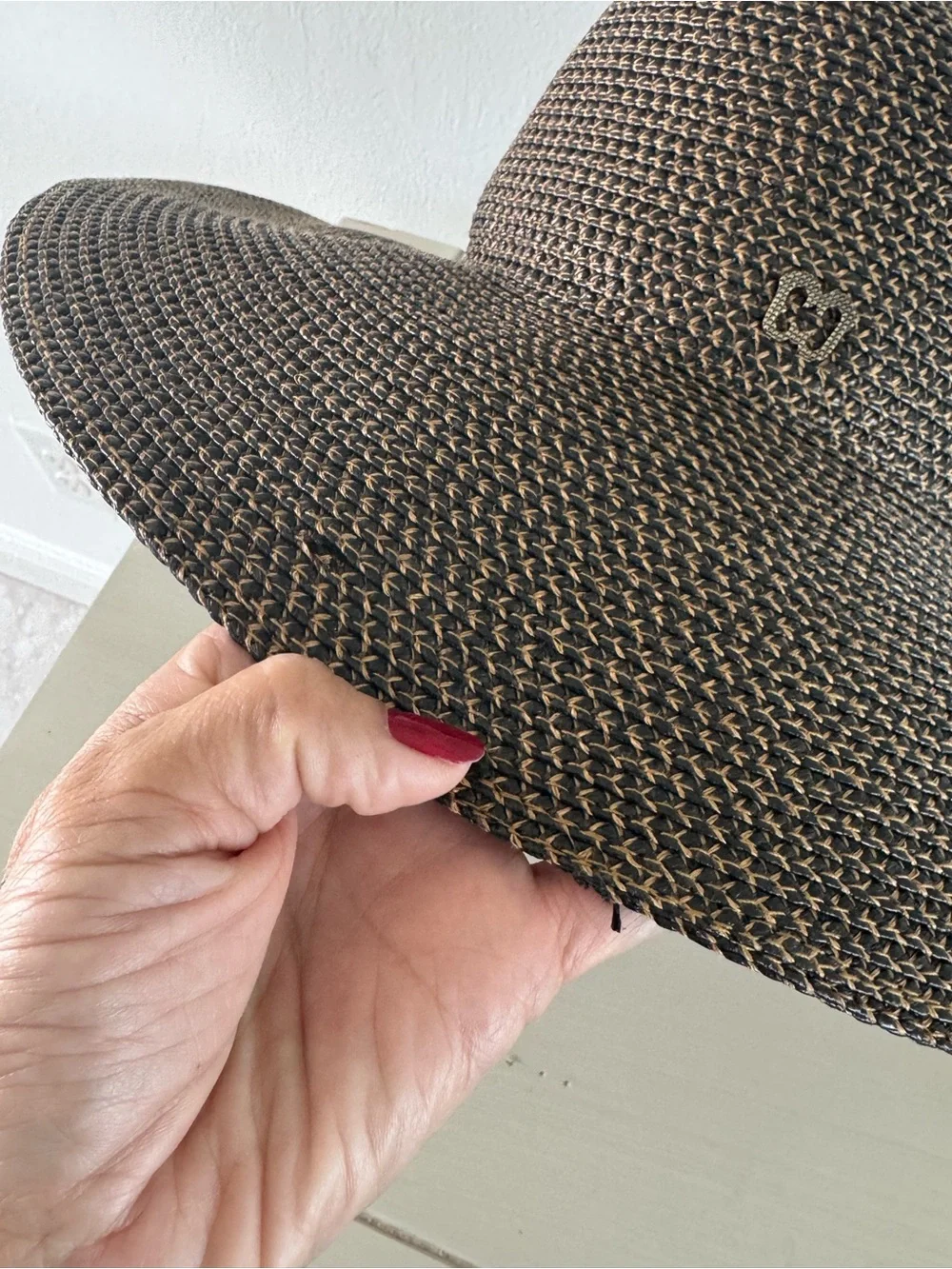 Eric Javits Brown Wide-Brim Straw Sun Hat - Picture 14 of 14